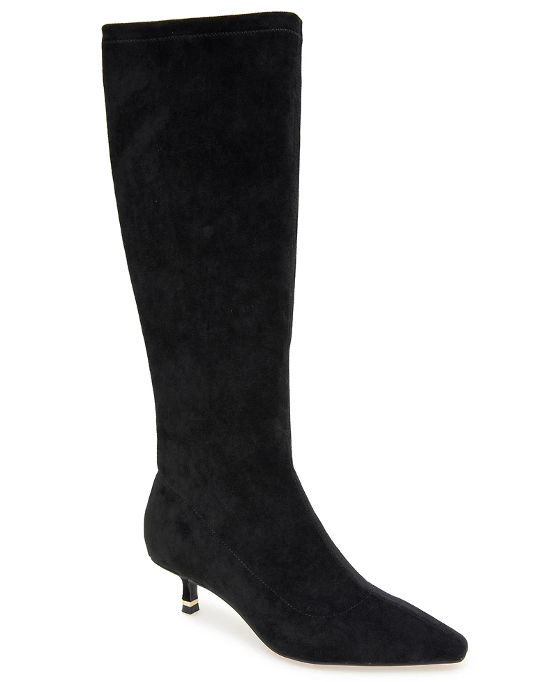 Kenneth Cole New York Women's Meredith Knee High Kitten Heel Boots