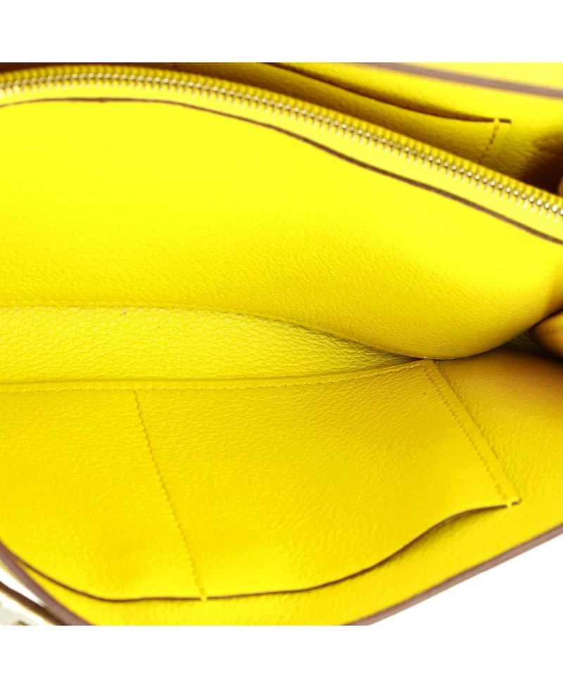Pre-Owned Hermes Kelly To Go Wallet Evercolor