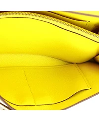 Pre-Owned Hermes Kelly To Go Wallet Evercolor