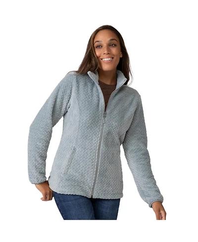 Free Country Women's Cable Braided Butter Pile Jacket