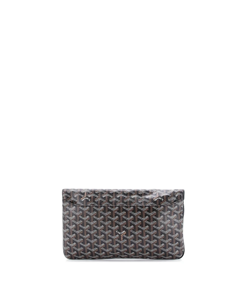 Pre-Owned Goyard Saint Marie Clutch Coated Canvas