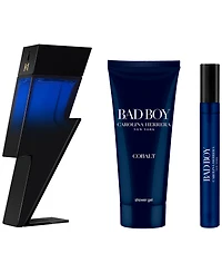 Carolina Herrera Men's 3-Pc. Bad Boy Cobalt Elixir Fragrance Gift Set