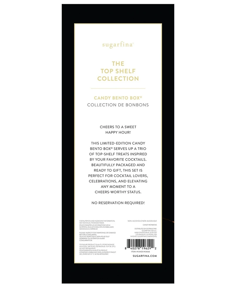 Sugarfina Top Shelf Collection Bento Box, 6.7 oz.