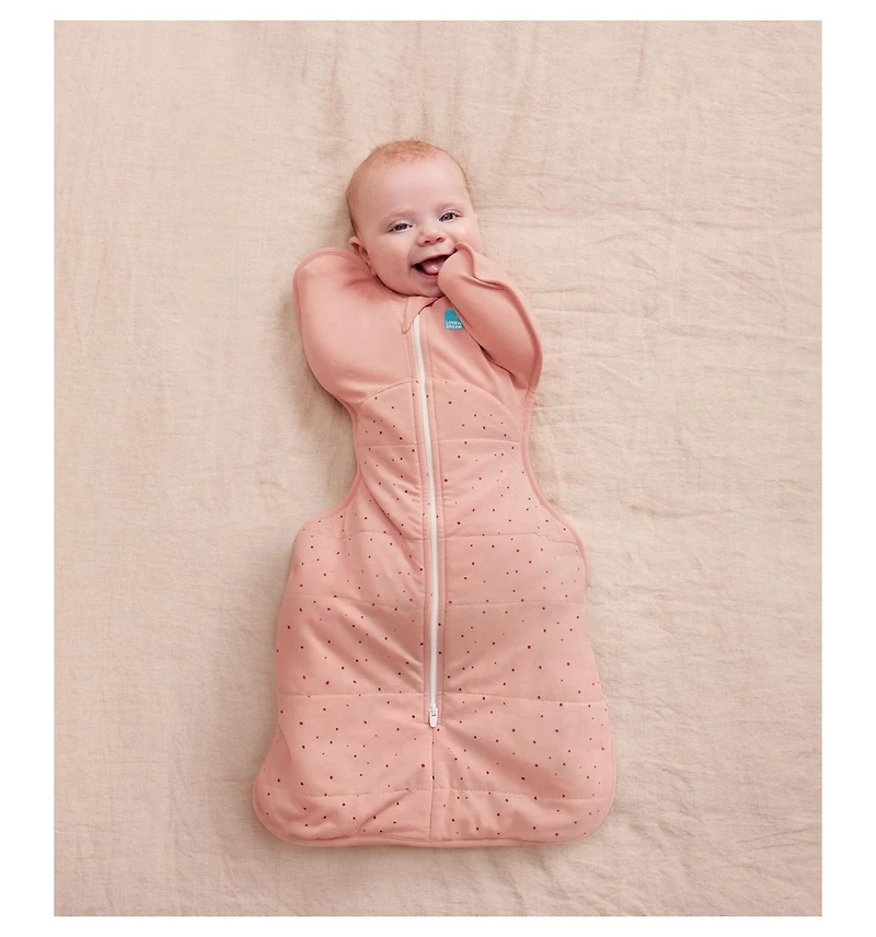 Love To Dream Baby Girls Swaddle Up Sleep Sack - Warm 2.5 Tog Rose Newborn (5-8.5lbs)