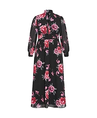 City Chic Women's Alexandra Print Maxi Dress