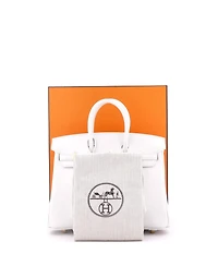 Pre-Owned Hermes Birkin 25 Handbag White Swift with Gold Hardware