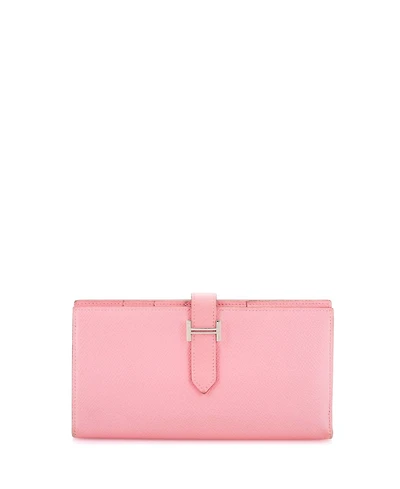 Pre-Owned Hermes Long Bearn Wallet Epsom