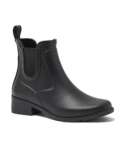 Lands' End Women's Rubber Chelsea Rain Boots