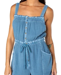Roxy Women's On Beach Time Woven Jumpsuit