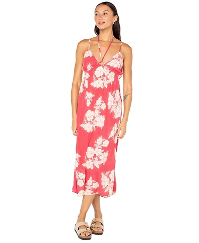 Roxy Women's Sunshine Crush V-Neck Midi Dress