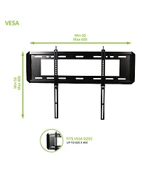 Kanto F3760 Fixed Tv Mount for 37" - 70" TVs