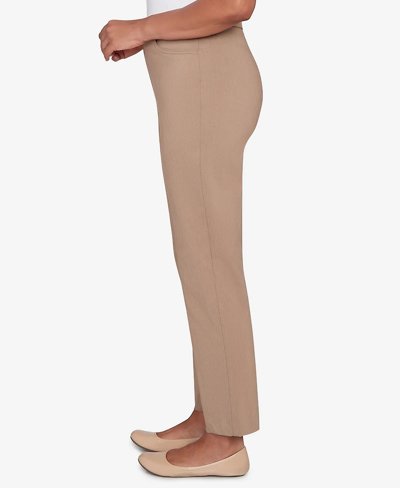 Alfred Dunner Vienna Smooth Front Easy Fit Average Length Pant