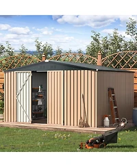 Aecojoy 12'x10' Outdoor Storage Shed