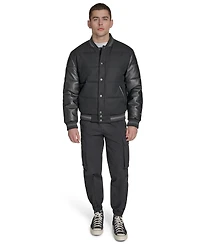 Champion Men's Wool Blend Quilted Puffer Jacket