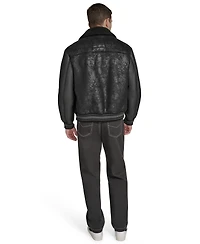 Champion Men's Faux Shearling Varsity Jacket