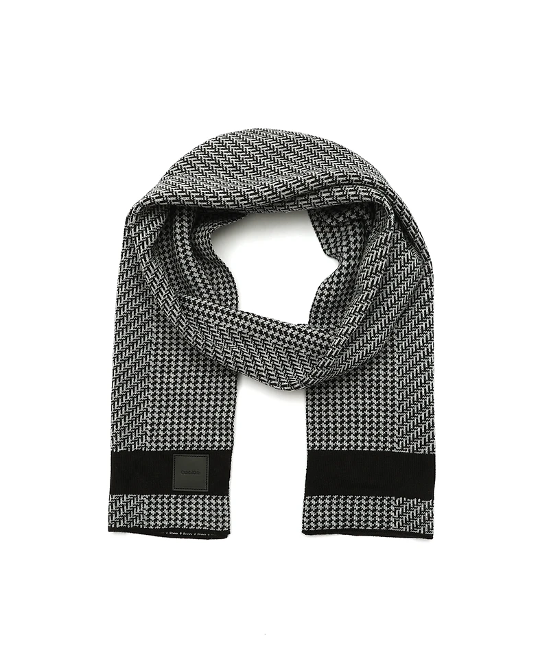 Calvin Klein Men's Mixed Pattern Scarf