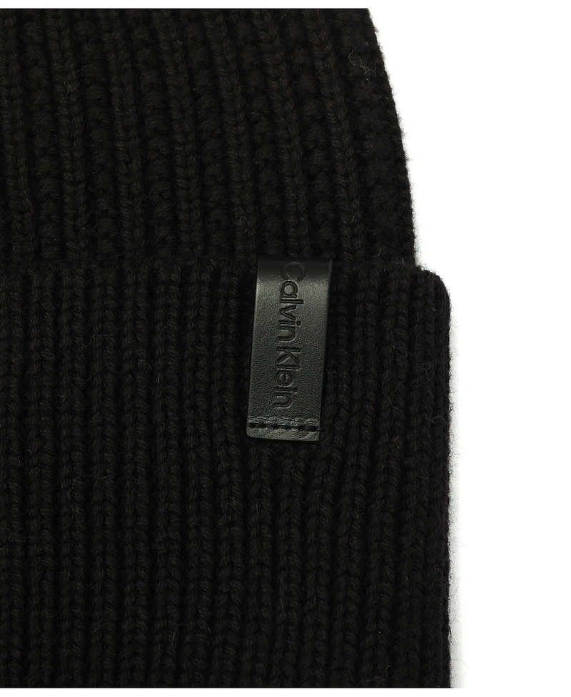 Calvin Klein Men's Links Ribbed Cuff Hat