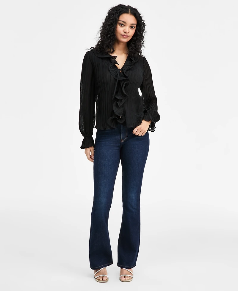 Guess Women's Long-Sleeve Faye Top