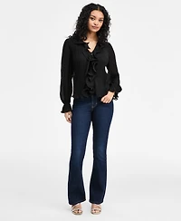 Guess Women's Long-Sleeve Faye Top