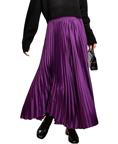 Cupshe Women's My Lane Purple Maxi Skirt