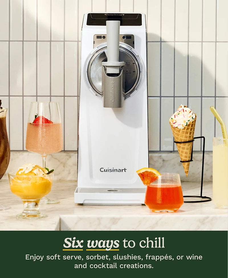 Cuisinart 6-in-1 Slushy Soft-Serve Maker Ice-200