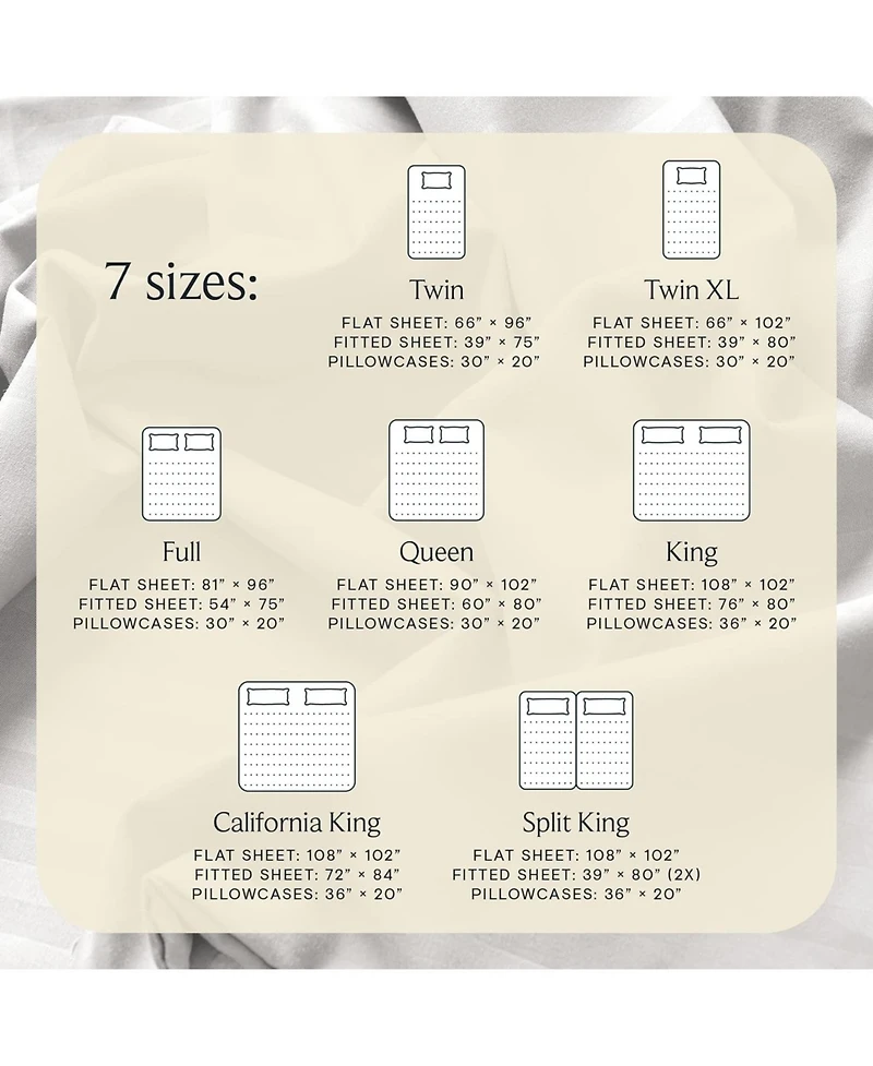 3PC Silky Soft Cooling Deep Pocket Performance Sheet Set