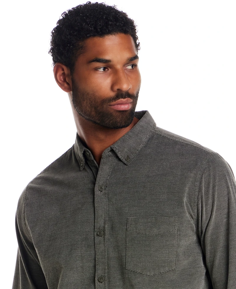 Weatherproof Vintage Men's Solid Collar Shirt