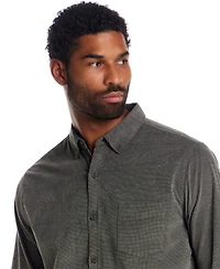 Weatherproof Vintage Men's Solid Collar Shirt