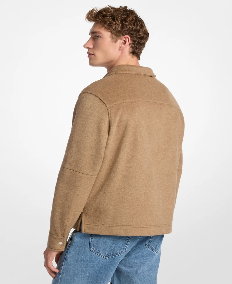Michael Kors Men's Fannel Full Zip Jacket