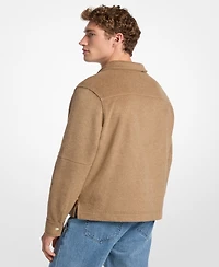 Michael Kors Men's Fannel Full Zip Jacket