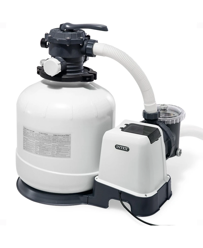 Intex 26651EG 3,000 Gph Above Ground Pool Sand Filter Pump with Automatic Timer
