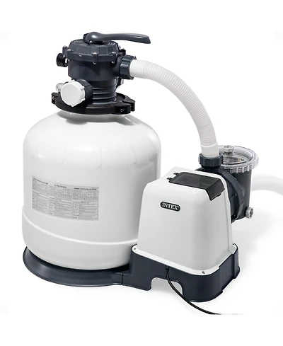 Intex 26651EG 3,000 Gph Above Ground Pool Sand Filter Pump with Automatic Timer