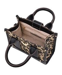 True Religion Leopard/Pu Mini Tote