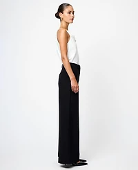 Fcuk Women's Azra Twill Wide Leg Pants