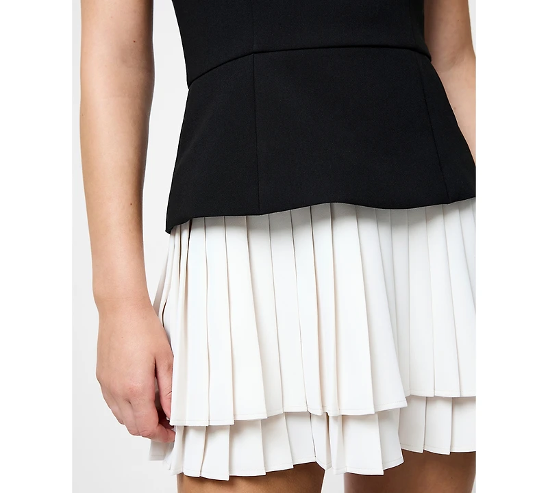 Fcuk Women's Azra Strapless Pleat Mini Dress