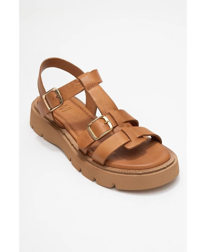 Forever & Always Shoes Melvin Leather Sandal (Women)