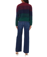 Vince Camuto Women's Stripe Long Sleeve Sweater