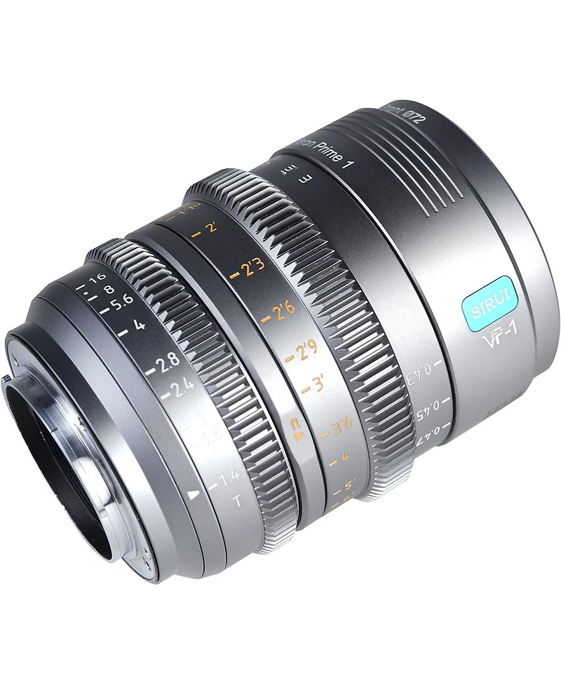 Sirui Sirui Vision Prime 1 Series 35mm T1.4 Full Frame Cine Lens (Native E mount, Metal Grey Color, Z/Rf/L Mount Adapter)