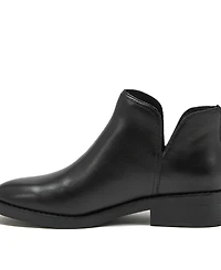 Lands' End Women's Essential Zip Up Ankle Booties