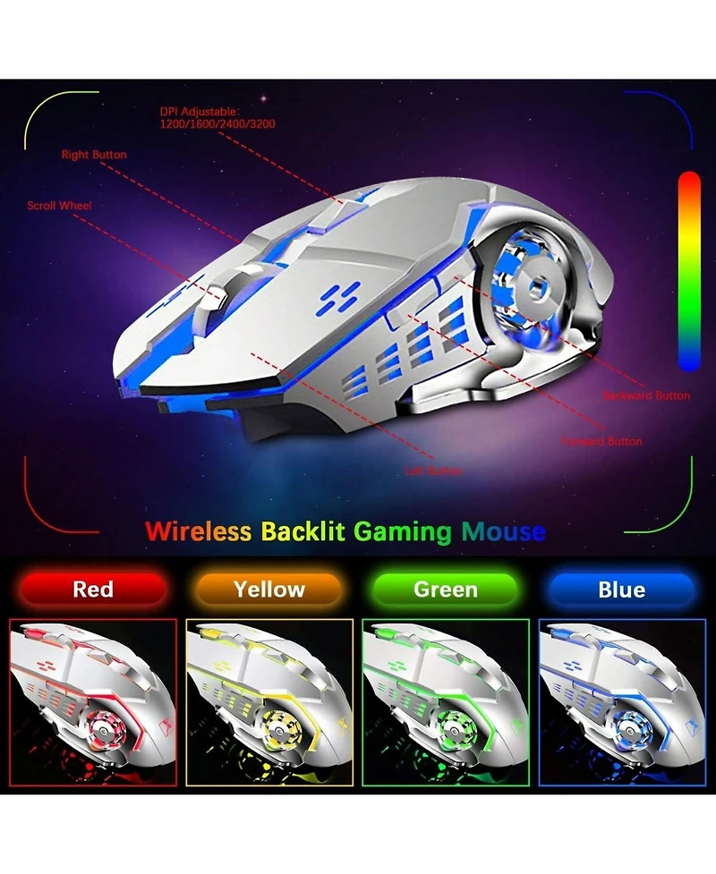 Wireless Gaming Keyboard And Mouse
