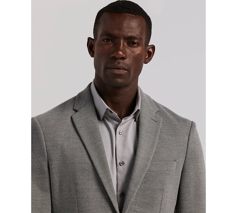 Perry Ellis Men's Single Breasted Textured Blazer Jacket