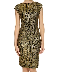 Tommy Hilfiger Petite Foil Print Sheath Dress