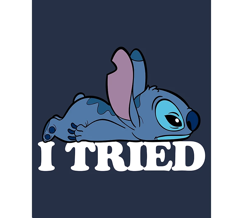 Hybrid Apparel Men's Stitch I Tried Crewneck T-Shirt