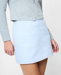 Fcuk Women's Textured Mini Skirt