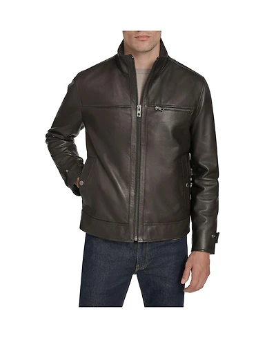Andrew Marc Black Label Men's Skeld Leather Jacket