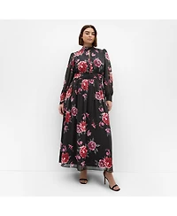 City Chic Women's Alexandra Print Maxi Dress