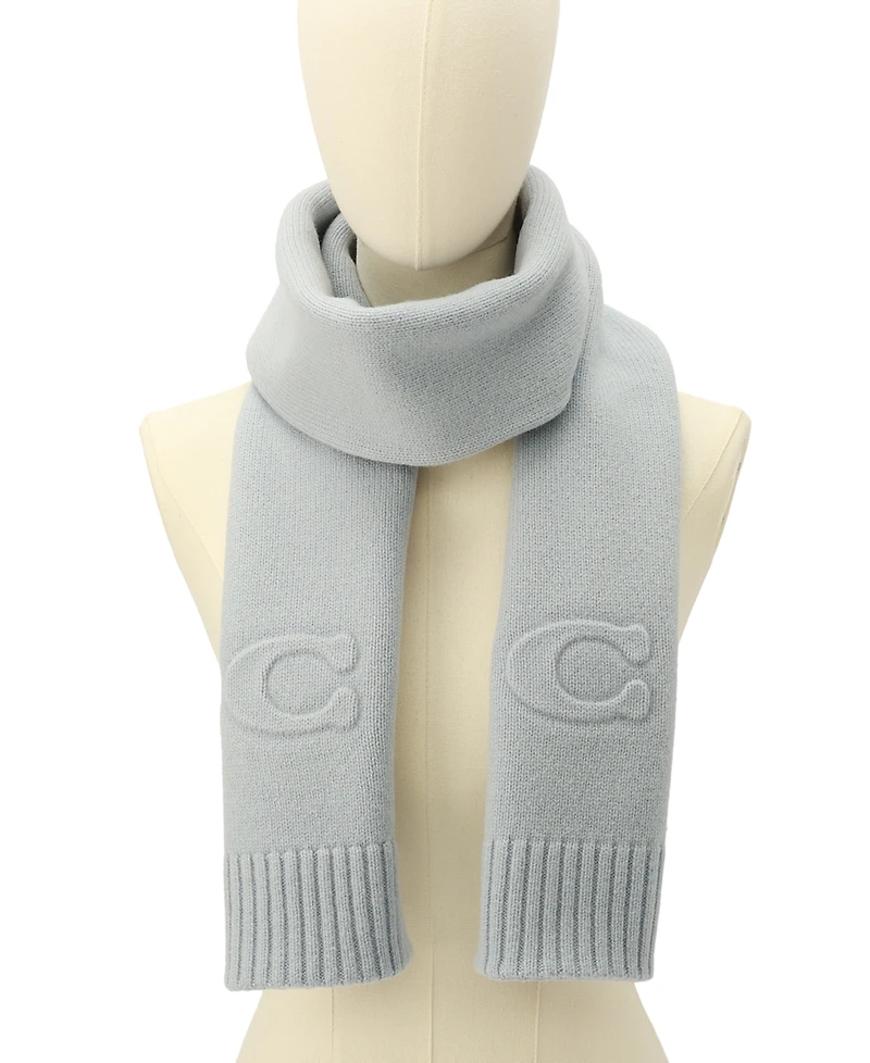 Coach Women's Embossed Knit Muffler