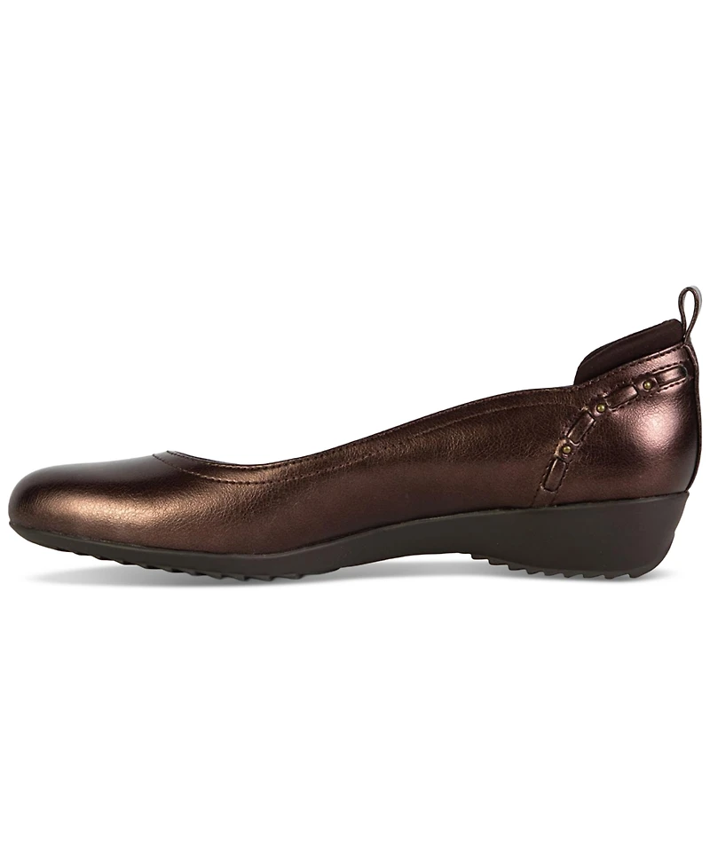 Jbu Women's Vivian Round Toe Flats