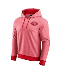 Darius Rucker Collection by Fanatics Men's Scarlet San Francisco 49ers Tonal Knit Pullover Hoodie