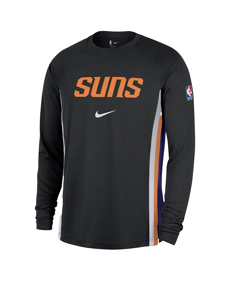 Nike Men's Black Phoenix Suns 2025/26 Authentic Pre-Game Legend Dri-fit Long Sleeve Shooting Shirt